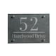 image 1 of Personalised Large Number Slate House Sign