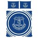image 1 of Everton FC Pulse Duvet Cover Set - White/Royal Blue - Double