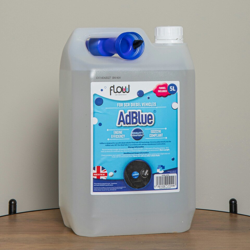 image 1 of 5 Litre AdBlue Fluid with Nozzle For Diesel Car Vehicle Engines