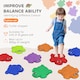 image 3 of AIYAPLAY 9PCs Kids Stepping Stones, Turtle-Shaped Stackable Balance Stones