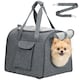 image 2 of PawHut Soft Sided Cat Carrier Bag, Foldable Portable Pet Carrier for Small Dog, Puppy, Cats Up to 10kg, with Adjustable Shoulder Strap & Removable Mat, Collapsible Cat Basket Airline Approved