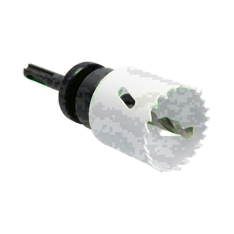 image 1 of 44mm HSS Hole Saw Holesaw Bi-Metal Cutter with SDS Plus Arbor Adaptor