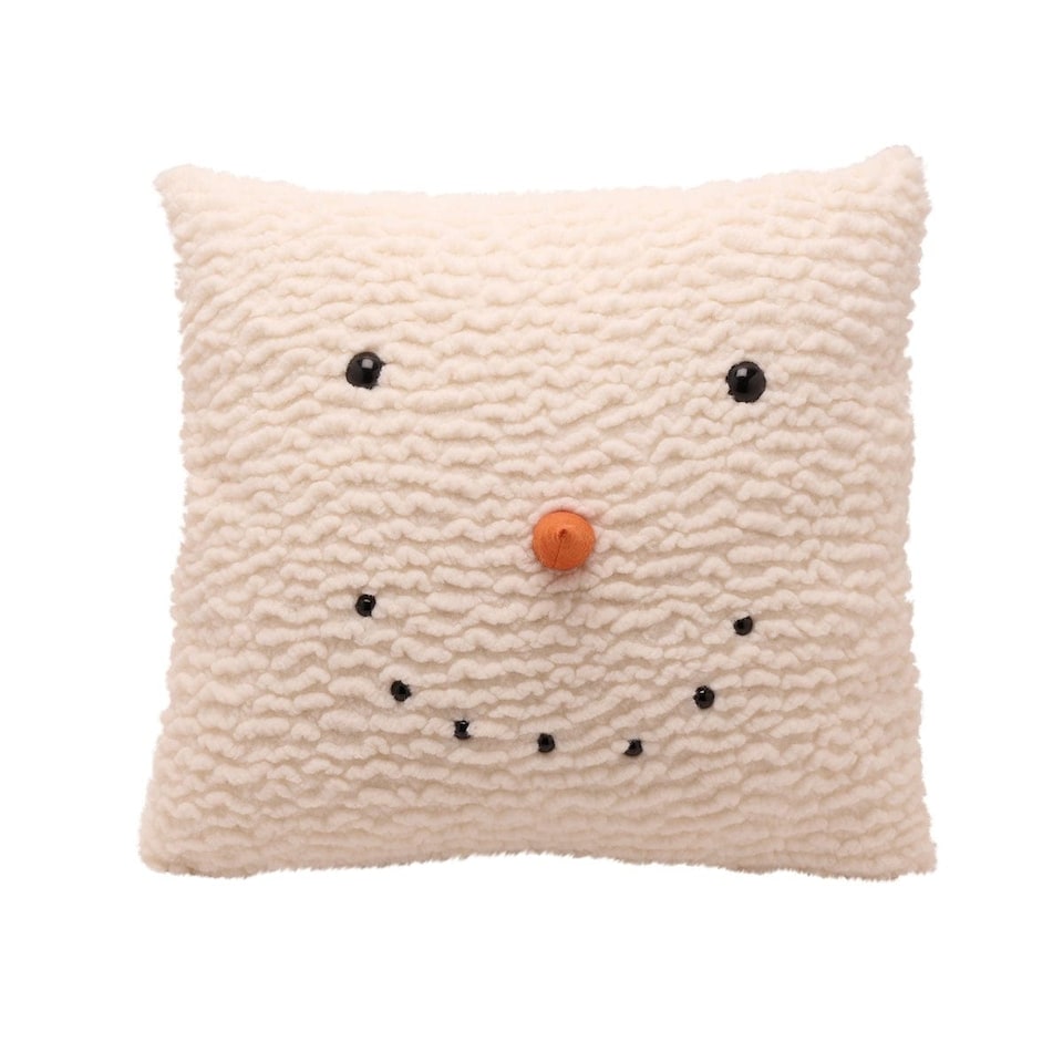 image 1 of Widdop Gifts Snowman Design Christmas Cushion
