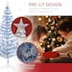 image 5 of HOMCOM Artificial Fibre Optic Christmas Tree Seasonal Decoration w/ 26 LED