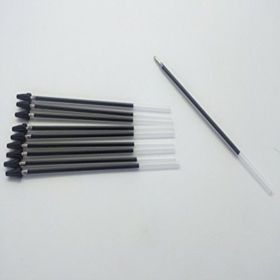 image 1 of Pack of 10 Blue Ink Ballpoint Pen Refills by Janrax