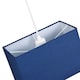 image 5 of Contemporary and Stylish Navy Midnight Blue Linen Fabric Rectangular Lamp Shade | Blue | 12"