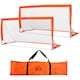 image 1 of HOMCOM Football Goal Folding Outdoor with All Weather Net 6'x3' Orange
