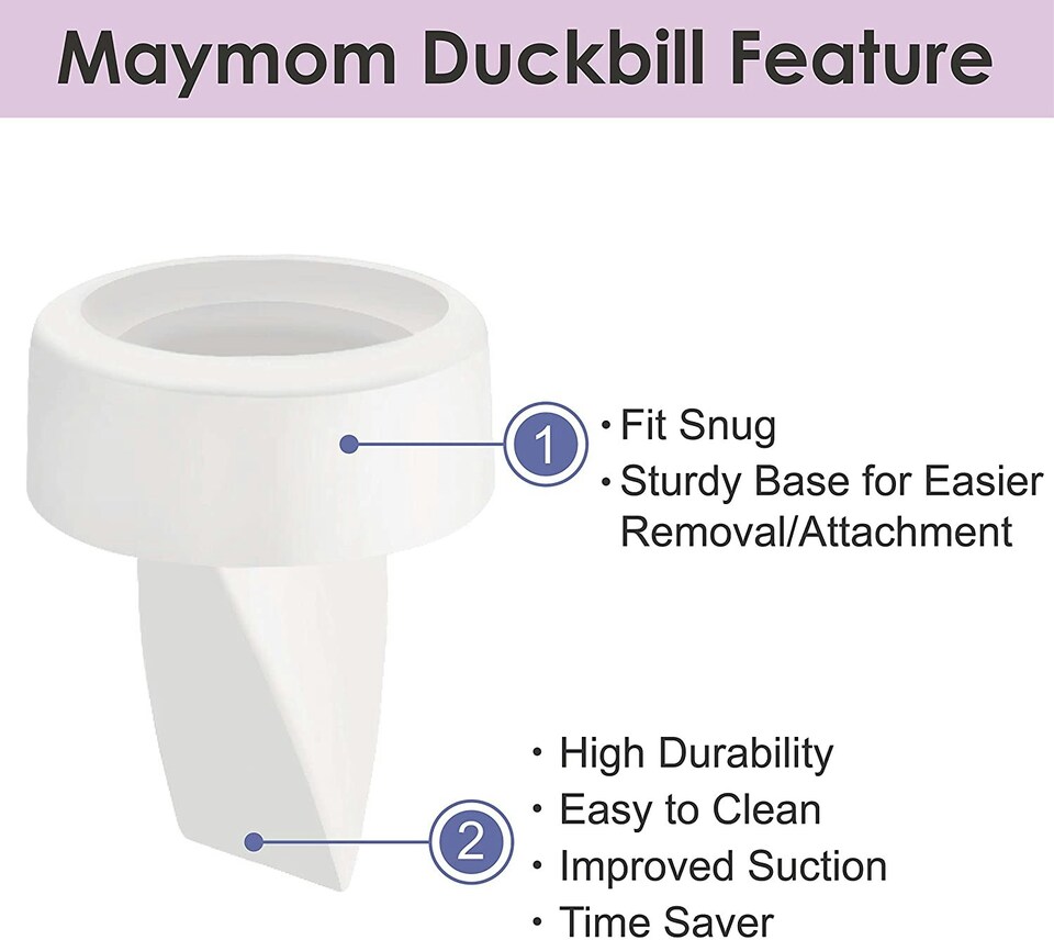 image 1 of Pump Valve for Lansinoh Pumps; Duckbills to Replace Lansinoh Pump Valves