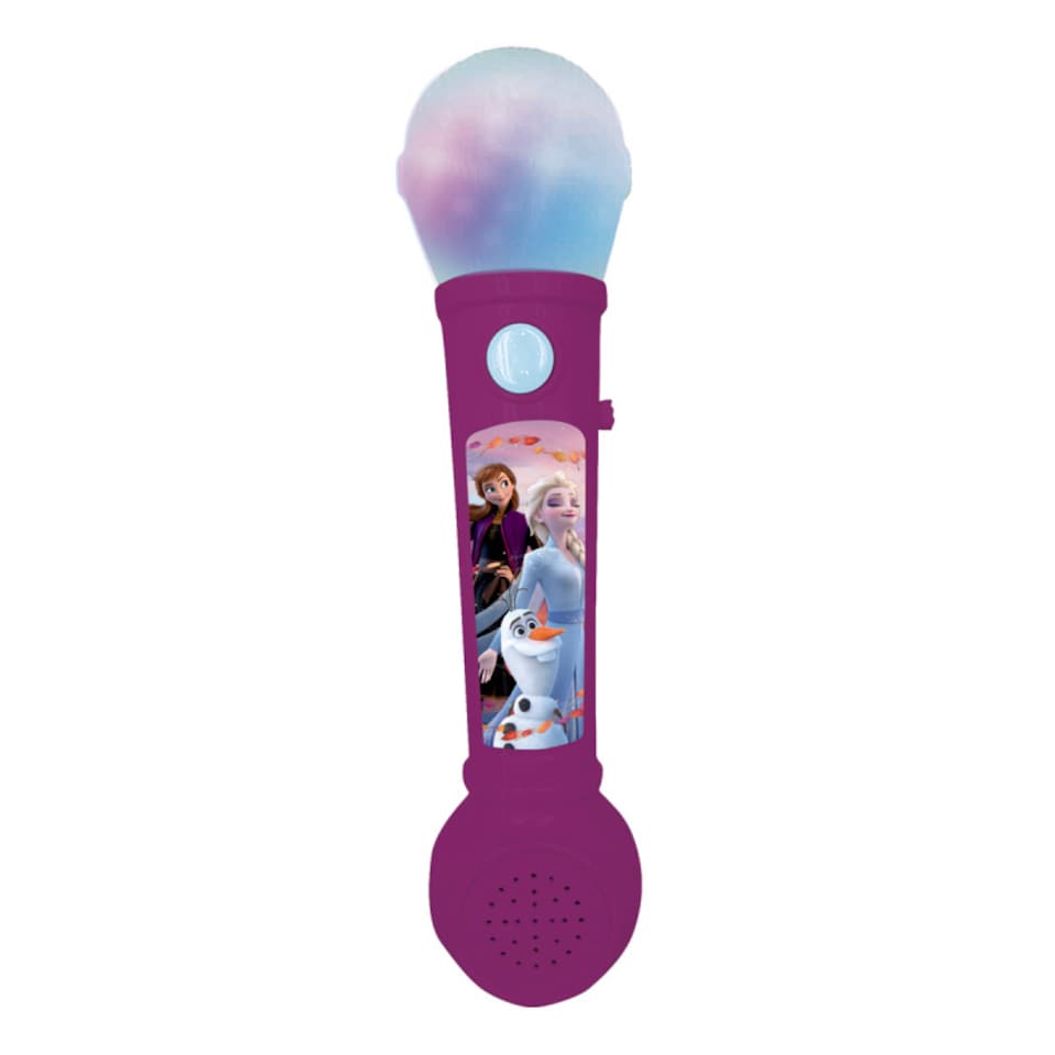 image 1 of Lexibook MIC80FZ Disney Frozen Lighting Microphone with Melodies and Sound Effects