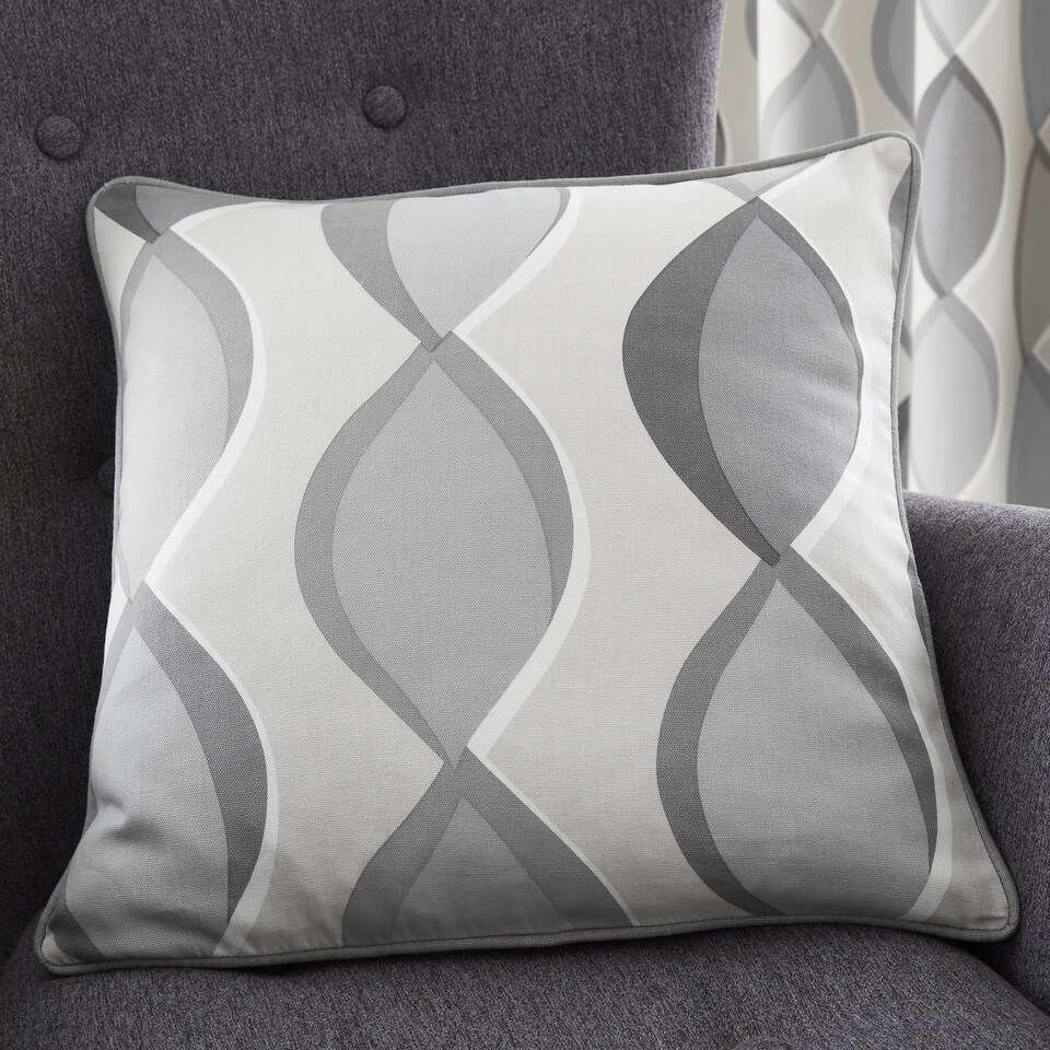 image 1 of Fusion Lennox Cushion Cover Grey