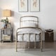 image 2 of 3ft Single Retro bed frame,Antique bronze,metal,tube style.Rustic,traditional industrial (Copy)