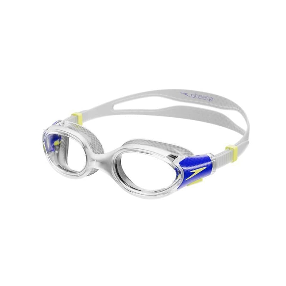 image 1 of Speedo Childrens/Kids Biofuse 2.0 Swimming Goggles - Clear/Blue - One Size