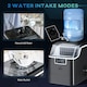 image 6 of HOMCOM 24kgDay Ice Maker Machine Countertop, Stainless Steel Portable Ice Cube Maker, 2 Ways to Add Water, 24 Pcs Ready in 14 Mins, Adjustable Ice Size, Self-Cleaning with Scoop & Basket, 3.2L,Black