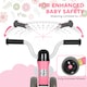image 4 of AIYAPLAY Baby Balance Bike for 1-3 Years Boys Girls, Toddler Balance Bike with No Pedal, 3 Silence Wheels, Safe Limited Steer, for Indoor Outdoor Riding | Pink