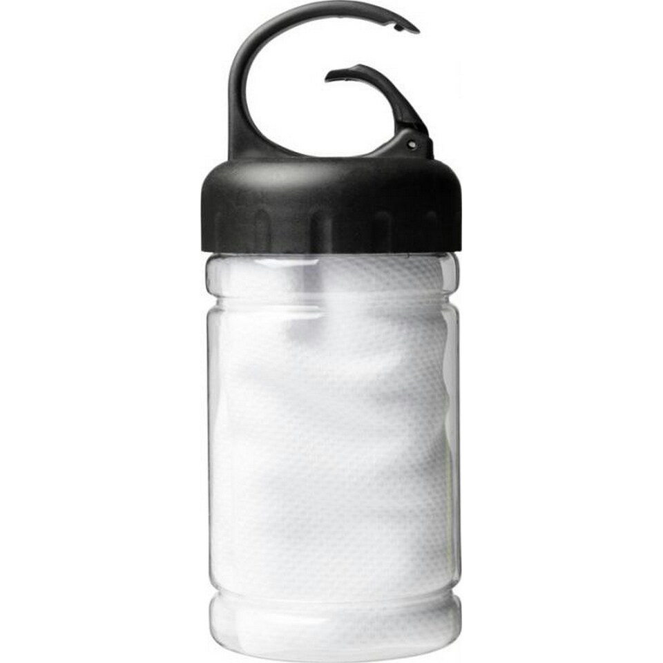 image 1 of Bullet Remy Cooling Towel in PET Container - White - One Size