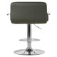 image 3 of Interiors by Premier Grey Velvet Bar Chair, Comfortable Seating Breakfast Bar Chair, Footrest Living Bar Chair Kitchen