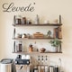 image 9 of Levede Floating Shelves Wall Wood Rustic with Brackets Vintage Brown Set of 3