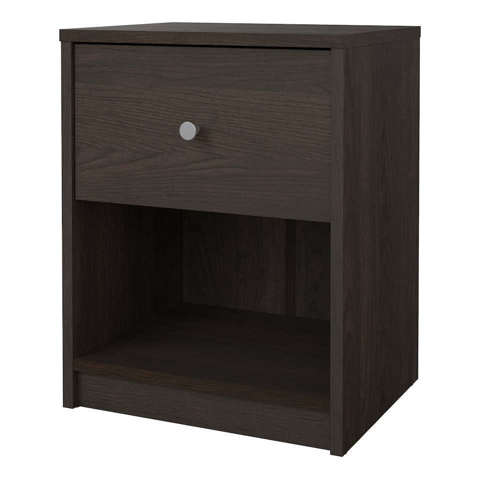 image 1 of May Bedside 1 Drawer in Coffee