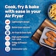 image 3 of BetterWare Air Fryer Accessories Set of 2 x 15cm Square Tins