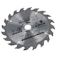 image 3 of Circular Saw Blade 165mm x 20mm 20 Teeth TCT Coarse Cutting Disc Wood 1pc