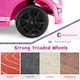 image 4 of COSTWAY Kids Car Licensed Ford Mustang Shelby GT500 Pink