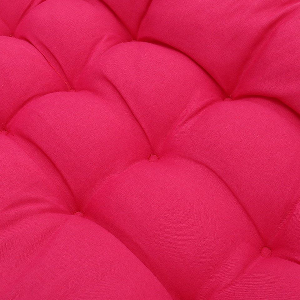 image 1 of Living and Home Thick Chaise Lounge Chair Cushion, Rose Red-125cm | Red