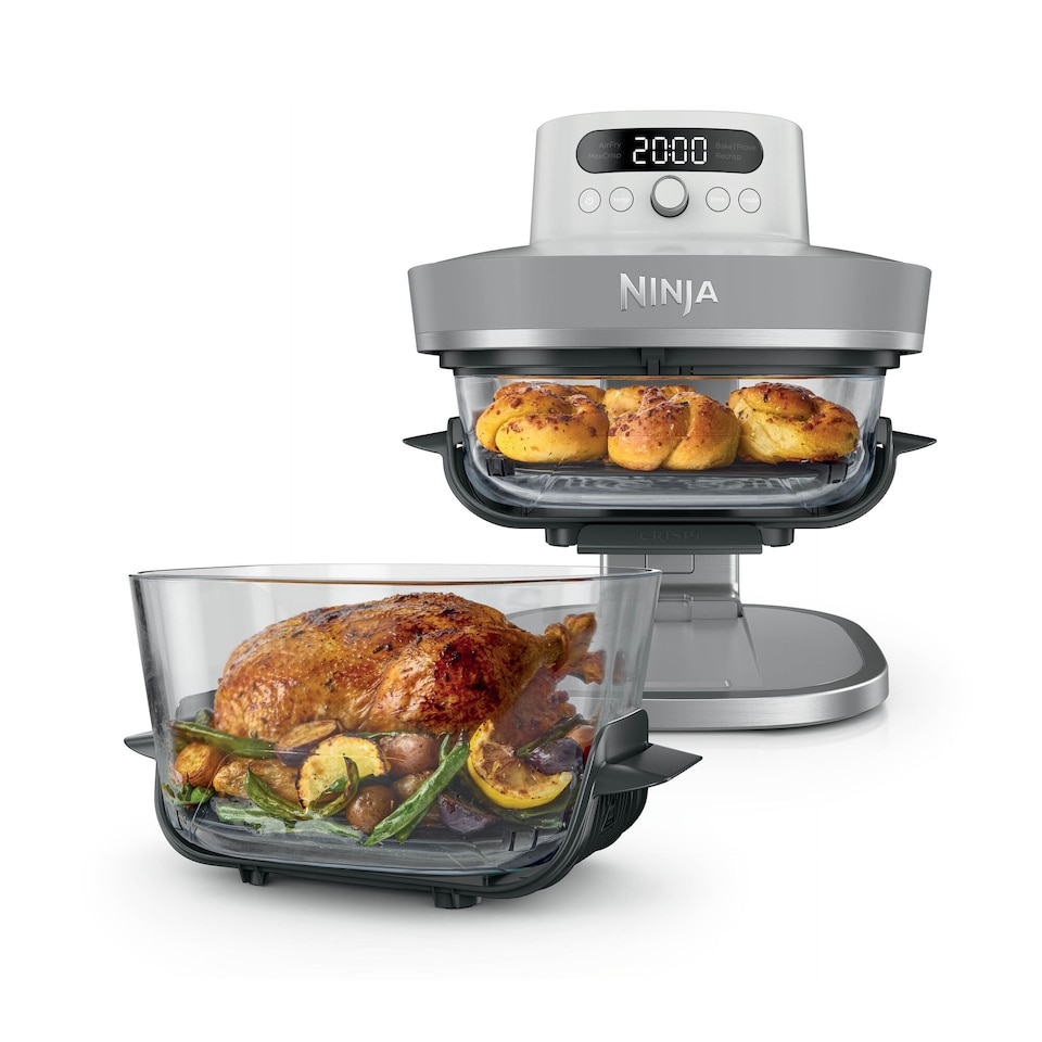 image 1 of Ninja AS090UKWH 5 in 1 Glass Air Fryer Crispi Pro 5.7L White