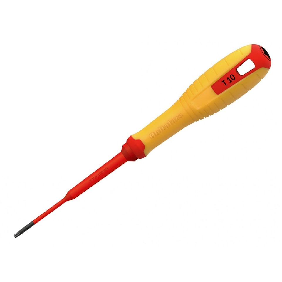 Hultafors Vde Torx Screwdriver - Multi Colour - T10 x 100mm