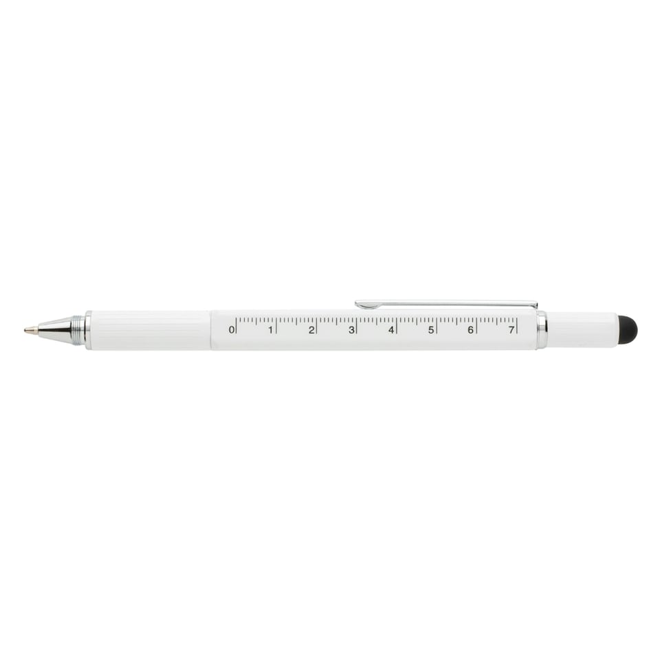 image 1 of XD Collection 5 in 1 Aluminium Tool Pen - White - One Size