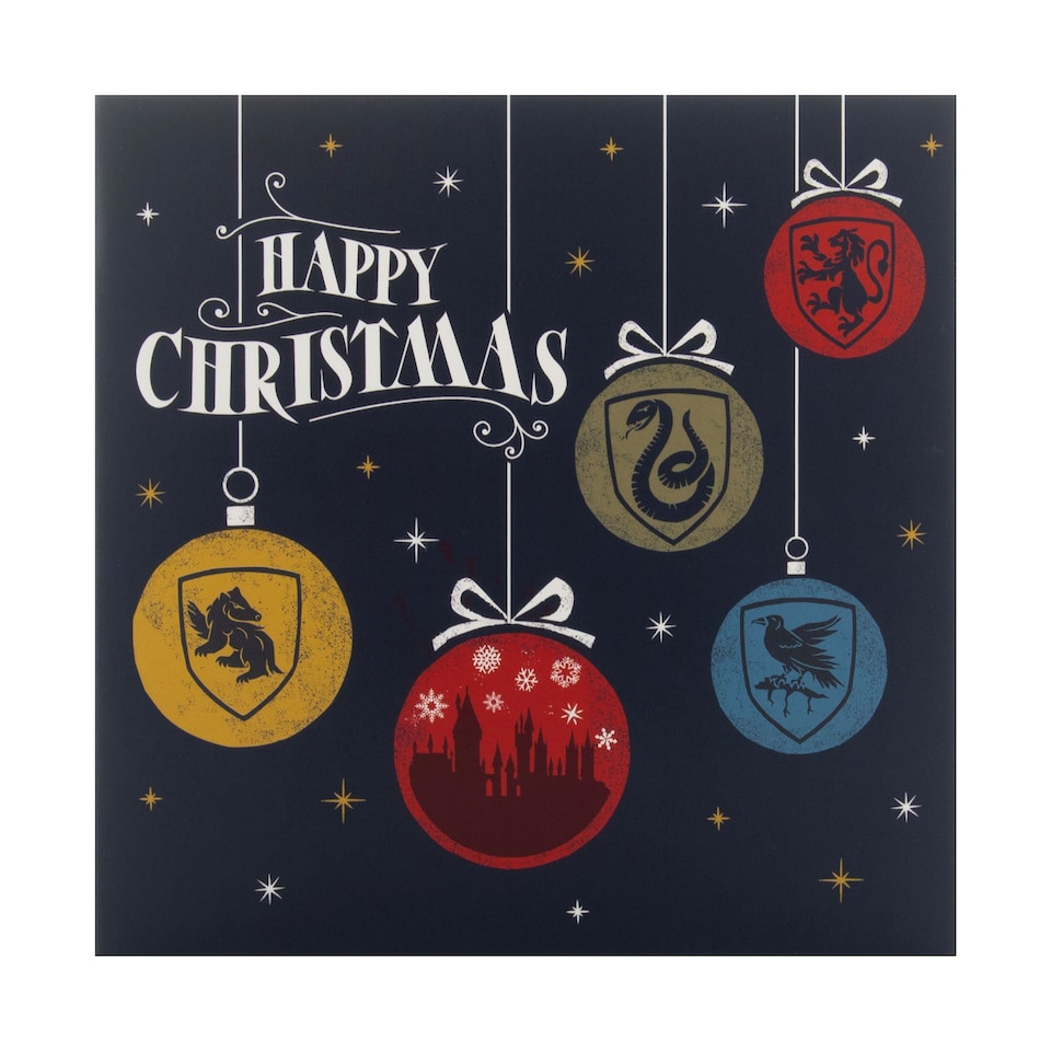 image 1 of Hallmark Pack Of 10 Christmas Cards - 2 Enchanting Harry Potter Designs