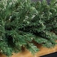 image 7 of 2.7m (9ft) x 38cm Premier Luxury Extra Bushy Plain Green Christmas Garland