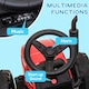 image 5 of HOMCOM Ride On Tractor with Detachable Trailer, Remote Control, Music - Red