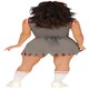 image 3 of Fancy Dress Adult Zombie Cheerleader Grey Red - M