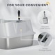 image 8 of PawHut Stainless Steel Cat Litter Box with High Sides Grey | L