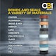 image 5 of OB1 White - Multi-Surface Construction Sealant & Adhesive Waterproof Silicone (Box of 12)