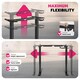 image 4 of Sit and Stand Desk Idun - stepless height-adjustment with hand crank, width-adjustable | Black | black | 60 x 129 x 121 cm | 1