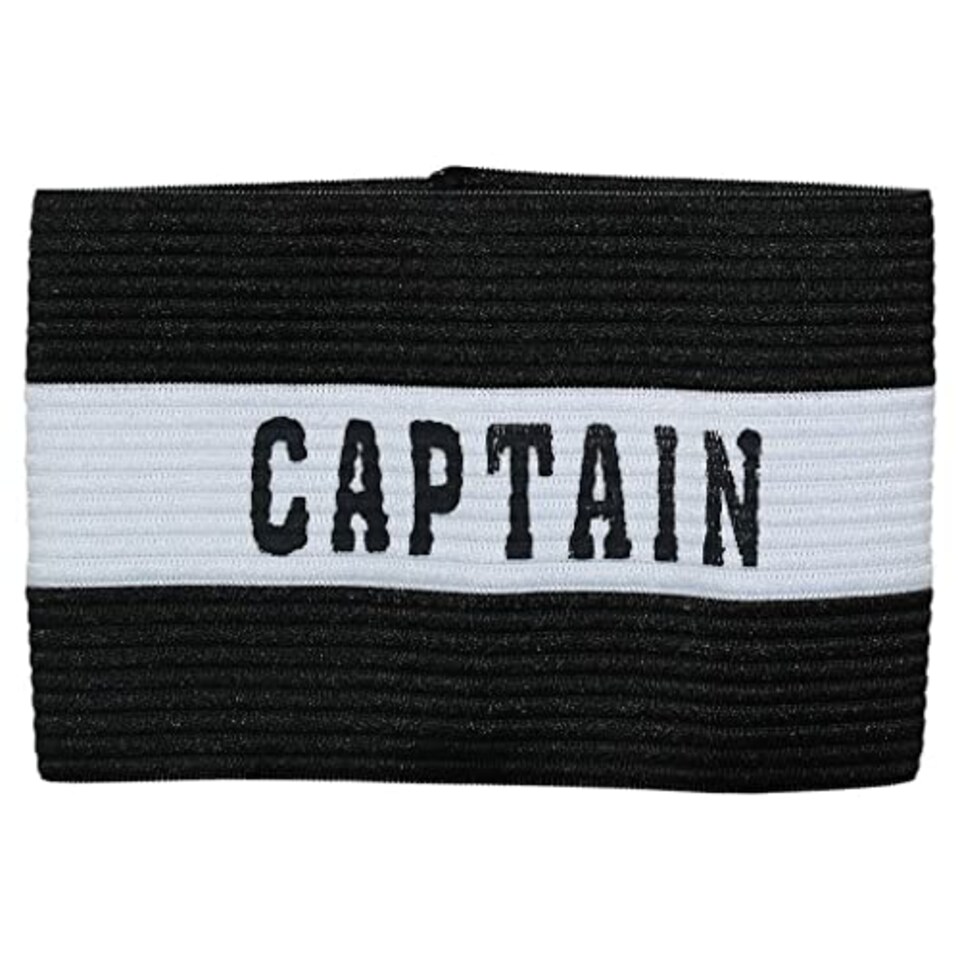 image 1 of Precision Training Unisex' S Captains Armband, Black, Senior, Yellow