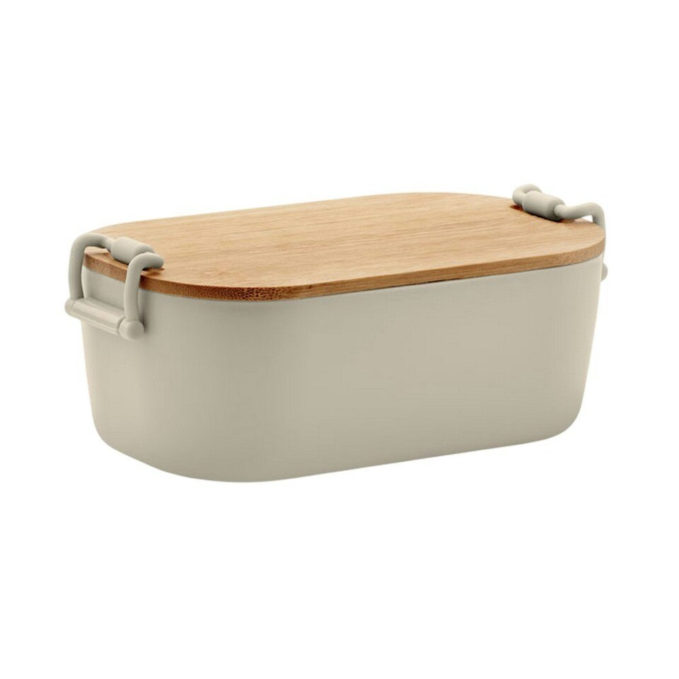 image 1 of MidOcean Lekker PP Plastic 700ml Lunch Box - Beige - One Size