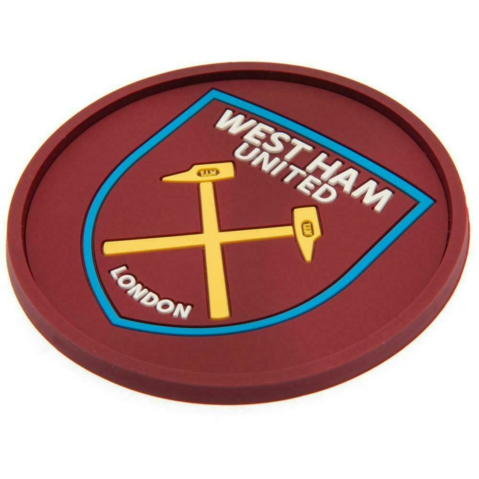 image 1 of West Ham United FC Coaster - Claret Red - One Size