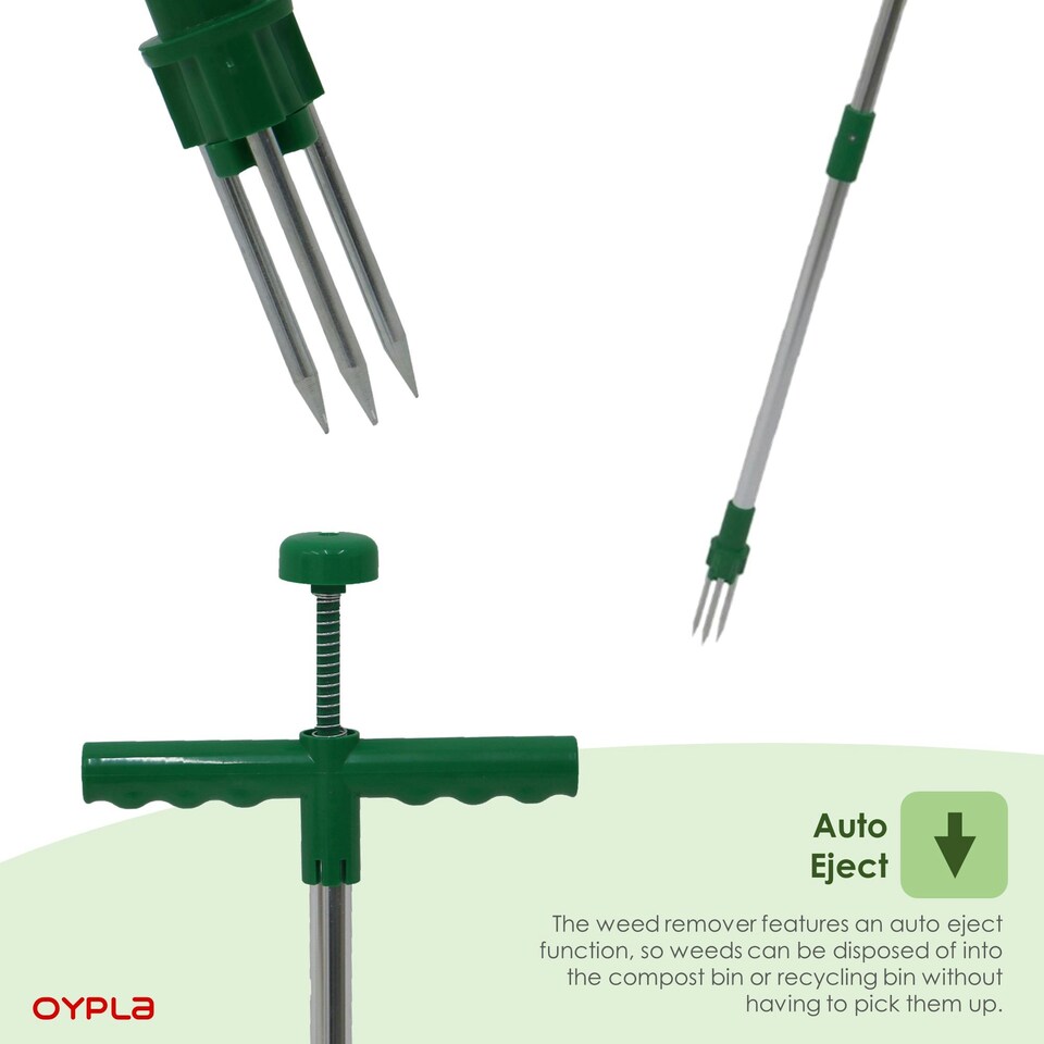 image 1 of Oypla Weed Puller Twister Remover Weeder Manual Weeding Garden Tool