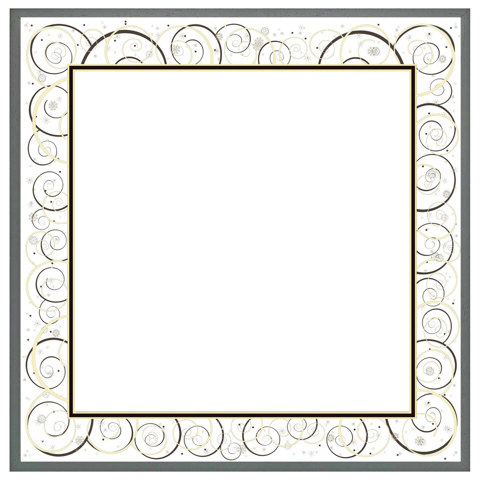 image 1 of Swirling frame (Picture Frame) Black | S