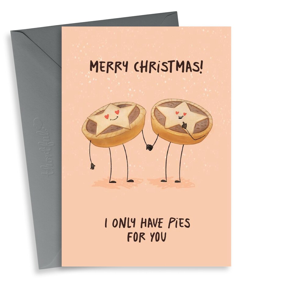 image 1 of Cute Mince Pies Christmas Card