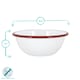 image 3 of Argon Tableware White Enamel Bowls - 16cm - 6 Colours