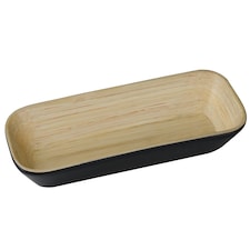 Kyoto Matt Black Large Tray Black