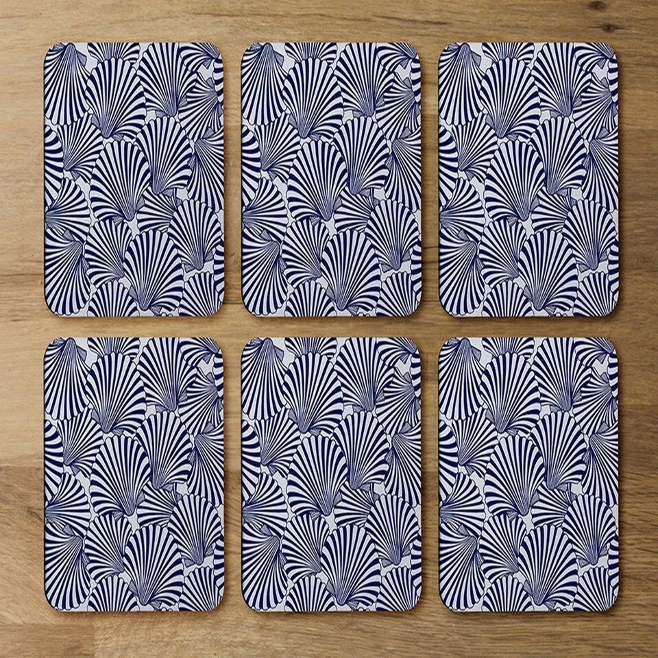 image 1 of Striped Sea Shells (Coaster)