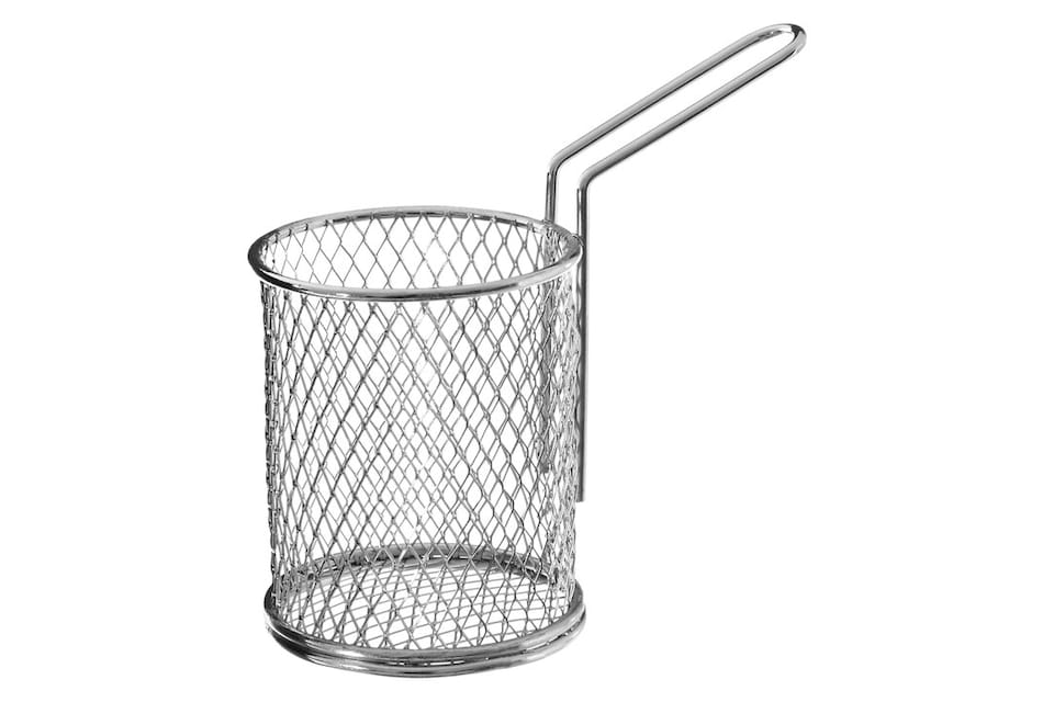 image 1 of Round Mini Fryer Basket