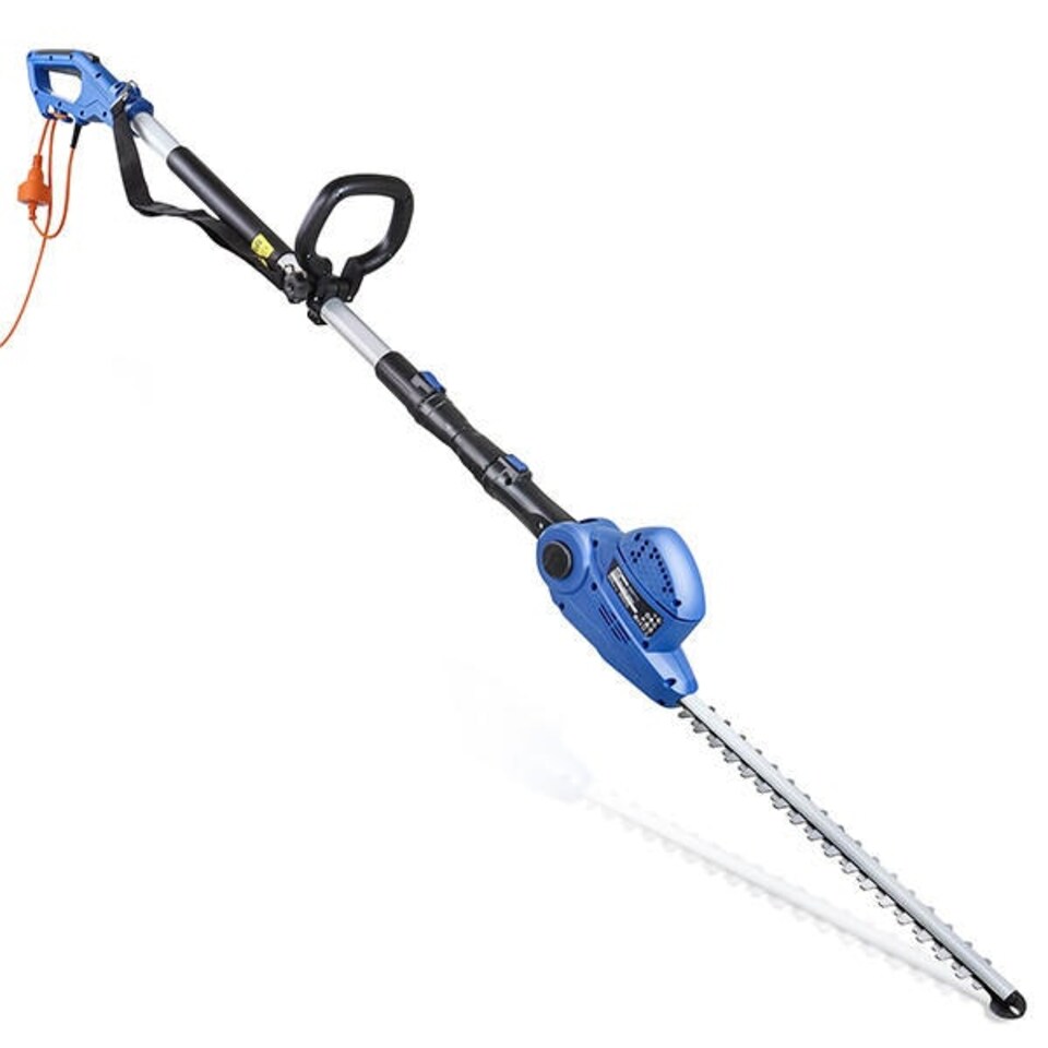 image 1 of Hyundai 550W 450mm Long Reach Corded Electric Pole Hedge Trimmer/Pruner