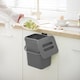 image 6 of Puro Hanging Compost Caddy 3L | Grey | Dark Grey | 3L