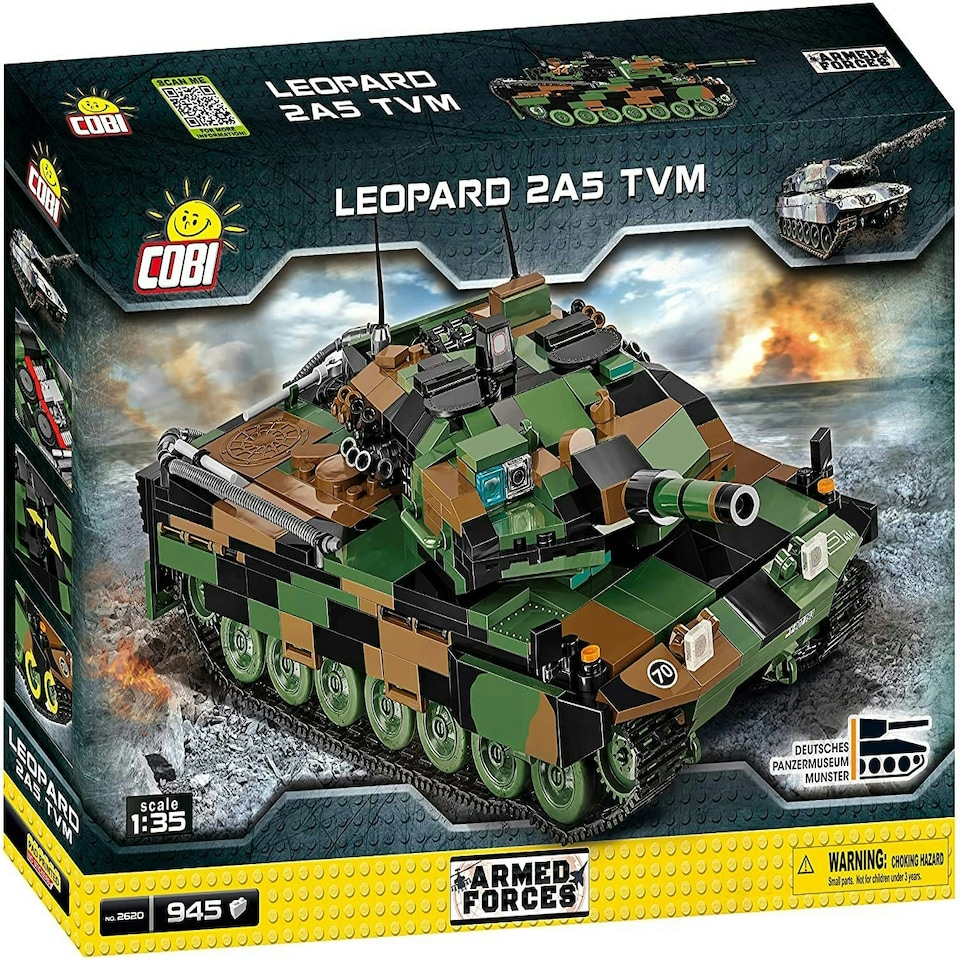 image 1 of Cobi - Armed Forces - LEOPARD 2A5 TVM (945 Pieces)