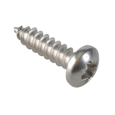Forgefix Self-tapping Screws, Pozi, Pan Head, A2 Stainless Steel - Multi Colour - 5/8in x 8 ForgePack 35